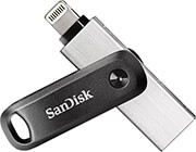 sandisk sdix60n 256g gn6ne ixpand go 256gb usb 30 type a and lightning flash drive photo