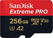 sandisk sdsqxcd 256g gn6ma extreme pro 256gb micro sdhc u3 v30 a2 with adapter photo