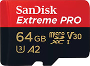 sandisk sdsqxcu 064g gn6ma extreme pro 64gb micro sdxc uhs i u3 v30 a2 with adapter photo