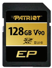 patriot pef128gep92sdx ep series 128gb sdxc uhs ii u3 v90 class 10 photo