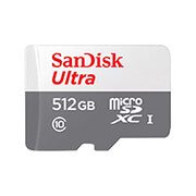 sandisk sdsqunr 512g gn6ta ultra 512gb micro sdxc uhs i class 10 sd adapter photo