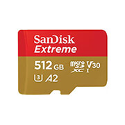 sandisk sdsqxav 512g gn6ma extreme 512gb micro sdxc uhs i u3 v39 a2 sd adapter photo