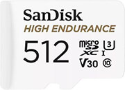 sandisk sdsqqnr 512g gn6ia high endurance 512gb micro sdxc u3 v30 class 10 with adapter photo