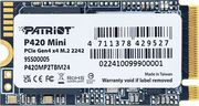 ssd patriot p420 mini 240gb nvme pcie gen4 x4 m2 2242 p420mp240gm24 photo