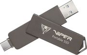 patriot viper pvp30 512gb portable ssd usb 32 gen2 type a type c pvp30512g28udg photo