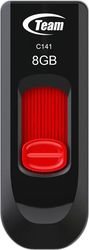 teamgroup tc1418gr01 c141 8gb usb 20 flash drive red photo