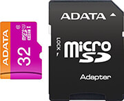 adata ausdh32guicl10 ra1 premier 32gb micro sdhc uhs i class 10 retail with adapter photo