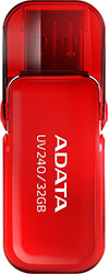 adata auv240 32g rrd 32gb usb 20 flash drive red photo