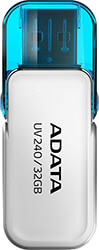 adata auv240 32g rwh 32gb usb 20 flash drive white photo