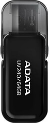 adata auv240 64g rbk uv240 64gb usb 20 flash drive black photo