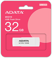 adata uc310 32g rwh uc310 32gb usb 32 flash drive white photo