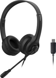 a4tech hu 8 usb stereo headset black photo