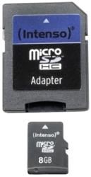 intenso micro sdhc 8gb adapter cl4 blister photo
