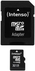 intenso 3413480 micro sdhc 32gb class 10 with adapter photo