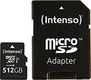 intenso 3423493 512gb micro sdxc uhs i premium class 10 sd adapter photo