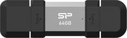 silicon power mobile c51 64gb dual usb 32 type a type c flash drive sp064gbuc3c51v1s photo