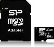 silicon power elite 256gb micro sdxc uhs i class 10 sd adapter sp256gbstxbu1v10sp