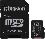 kingston sdcs2 64gb canvas select plus 64gb micro sdxc 100r a1 c10 card sd adapter photo