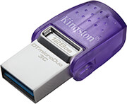 kingston dtduo3cg3 128gb datatraveler microduo 3c gen 3 128gb usb 32 type c type a flash drive photo
