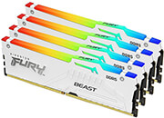 ram kingston fury beast white rgb 64gb 4x16gb ddr5 5600mt s cl40 intel xmp quad kf556c40bwak4 64 photo ram kingston fury beast white rgb 64gb 4x16gb ddr5 5600mt s cl40 intel xmp quad kf556c40bwak4 64 photo