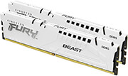 ram kingston fury beast white 64gb 2x32gb ddr5 6000mt s cl30 amd expo dual kit kf560c30bwek2 64 photo