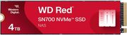 ssd western digital sn700 red nas 4tb nvme pcie gen 30 x4 m2 2280 wds400t1r0c photo