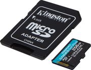 kingston sdcg4 256gb canvas go plus gen4 256gb micro sdxc 200mb s read a2 u3 v30 adapter photo
