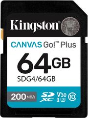 kingston sdg4 64gb canvas go plus gen4 64gb sdxc u30 v30 a2 photo