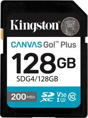 kingston sdg4 128gb canvas go plus gen4 128gb sdxc u30 v30 a2 photo