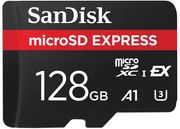 sandisk sdsqxfn 128g gn4nn microsd express 128gb 880mb s pcie gen 3 u3 a1 photo sandisk sdsqxfn 128g gn4nn microsd express 128gb 880mb s pcie gen 3 u3 a1 photo