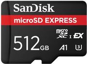 sandisk sdsqxfn 512g gn4nn microsd express 512gb 880mb s pcie gen 3 u3 a1 photo sandisk sdsqxfn 512g gn4nn microsd express 512gb 880mb s pcie gen 3 u3 a1 photo