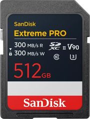 sandisk sdsdxdm 512g gn4in extreme pro 512gb sdxc uhs ii v90 u3 class 10 photo