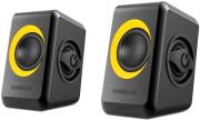 sonicgear quatro 2 usb powered quad bass 20 speakers black sunny orange photo