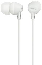 sony mdr ex15lp in ear earphones white photo