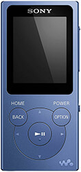 sonynw e394l mp3 player 8gb blue photo