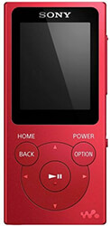 sony nw e394r mp3 player 8gb red photo