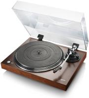 lenco l 90 wooden turntable with usb slot and built in pre amplifier photo