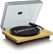 lenco l 30 wooden turntable with mmc cartridge and pc encoding wood photo