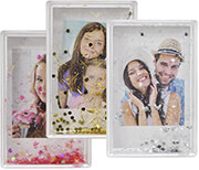 fujifilminstaxmini frame snow globe effect color assorted photo