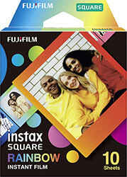 1fujifilminstaxsquare film rainbow photo