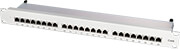 logilink np0040a 24 port shielded cat6 19 patch panel mount light grey photo