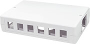 logilink nk4033 surface mount box for keystone 6 or 12 port photo