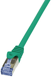 logilink cq3035s cat6a s ftp patch cable primeline 1m green photo