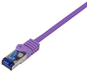 logilink c6a019s cat6a s ftp ultraflex patch cable 025m purple photo
