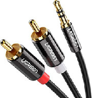 cable audio 35mm m 2xrca m 2m ugreen av116 10584 photo