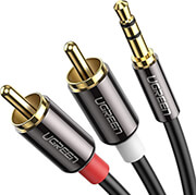 cable audio 35mm m 2xrca m 3m ugreen av116 10590 photo