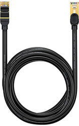 baseus ethernet rj45 10gbps cat 7 5m network cable black photo