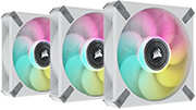 corsair co 9050117 ww fan ml120 elite airguide white rgb triple pack with lighting node core photo