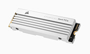 ssd corsair cssd f2000gbmp600plpw mp600 pro lpx 2tb m2 nvme pcie gen4 x4 white ps5 compatible photo
