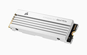 ssd corsair cssd f4000gbmp600plpw mp600 pro lpx 4tb m2 nvme pcie gen4 x4 white ps5 compatible photo